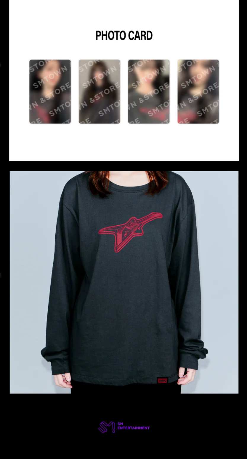 [PRE-ORDER] aespa WEEK Rich Man POP-UP Official MD - T-SHIRT SET LONG ver. - Image 4