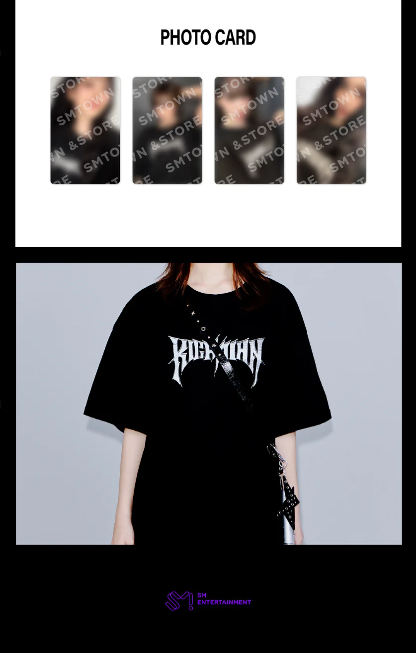 [PRE-ORDER] aespa WEEK Rich Man POP-UP Official MD - T-SHIRT SET SHORT ver. - Image 4
