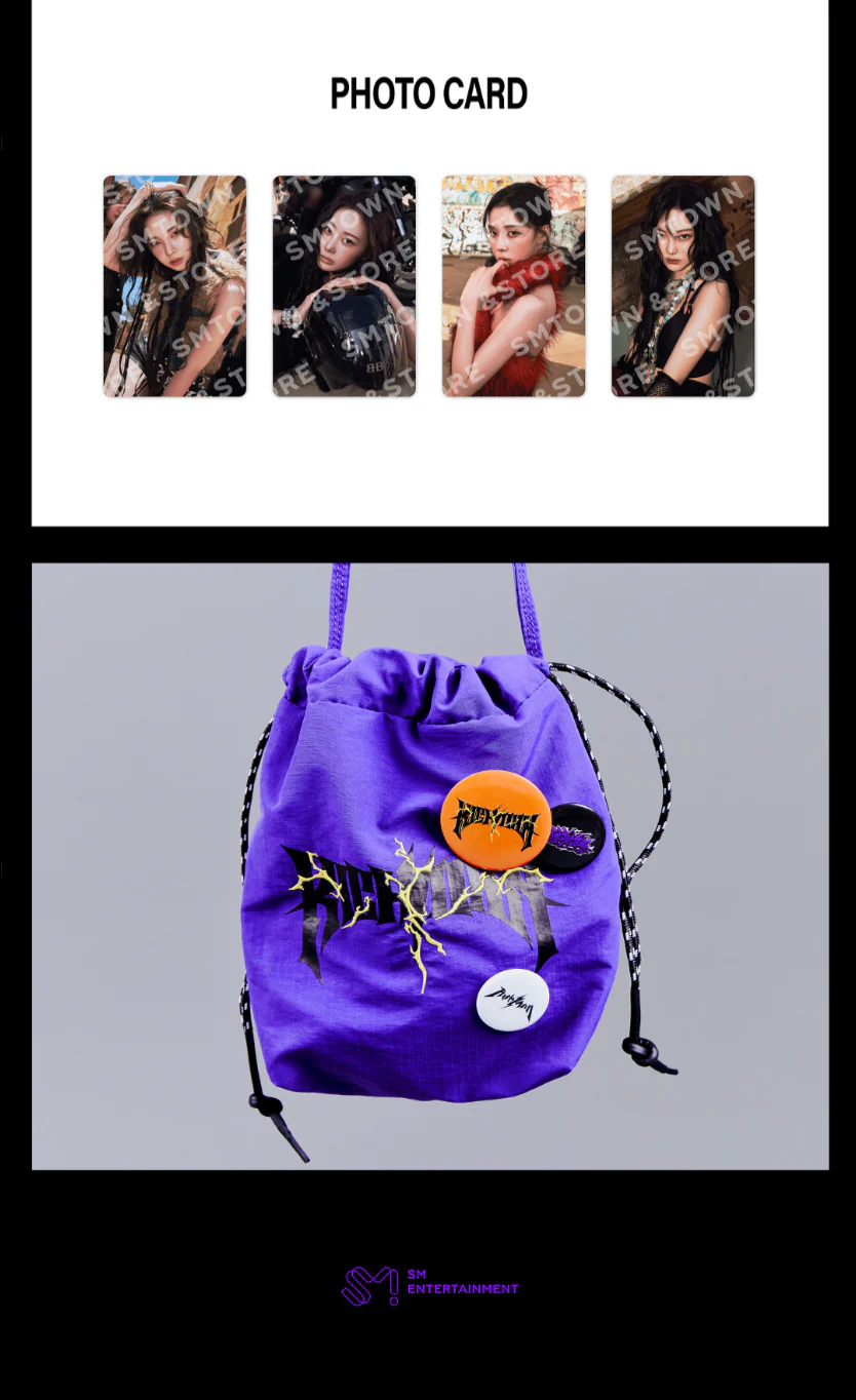 [PRE-ORDER] aespa WEEK Rich Man POP-UP Official MD - TRAVELER POUCH SET - Image 4