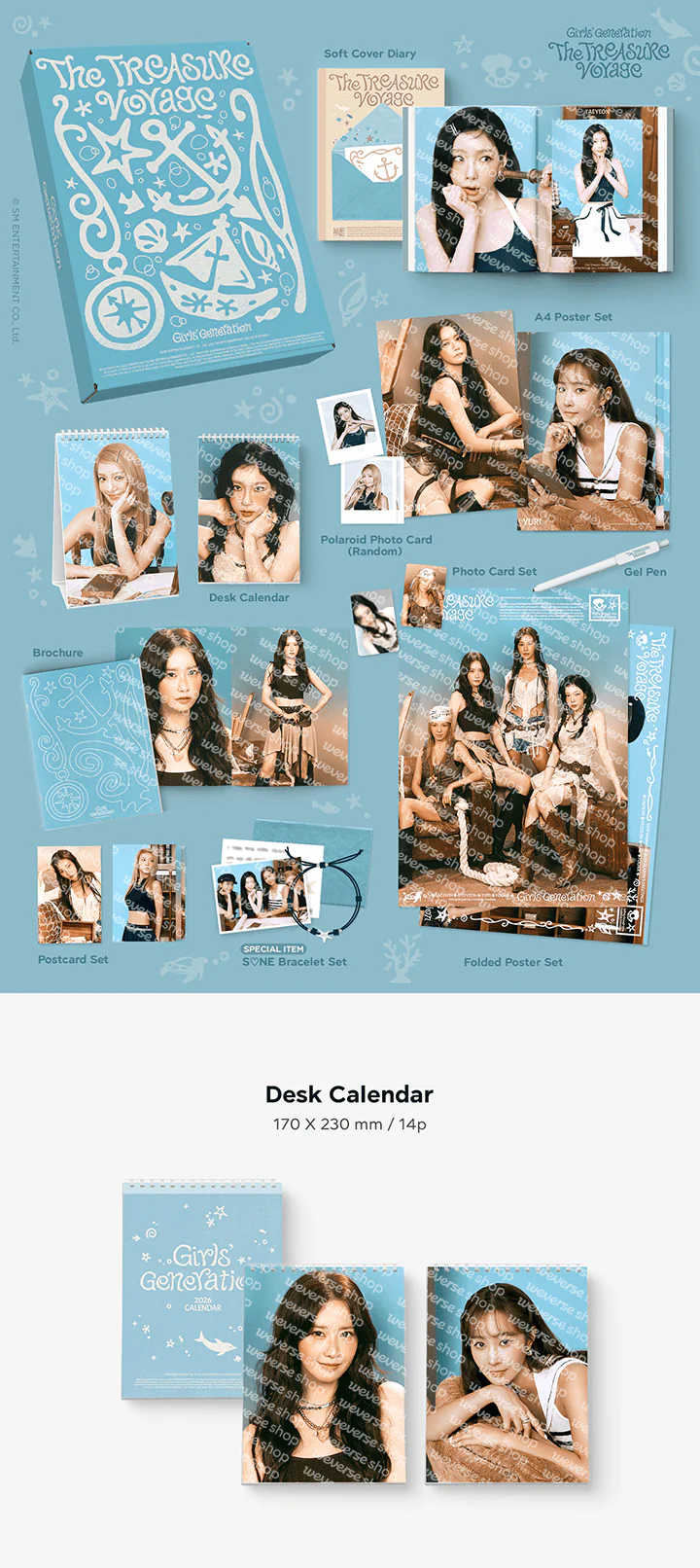 [Pre-Order Benefit] 2026 SM Artist Season's Greetings : Girls' Generation : The Treasure Voyage+Pre-Order Gift - Image 2