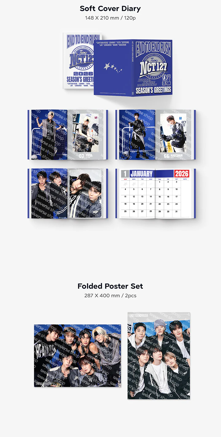[Pre-Order Benefit] 2026 SM Artist Season's Greetings : NCT 127 - End to End Rush+Pre-Order Gift - Image 3