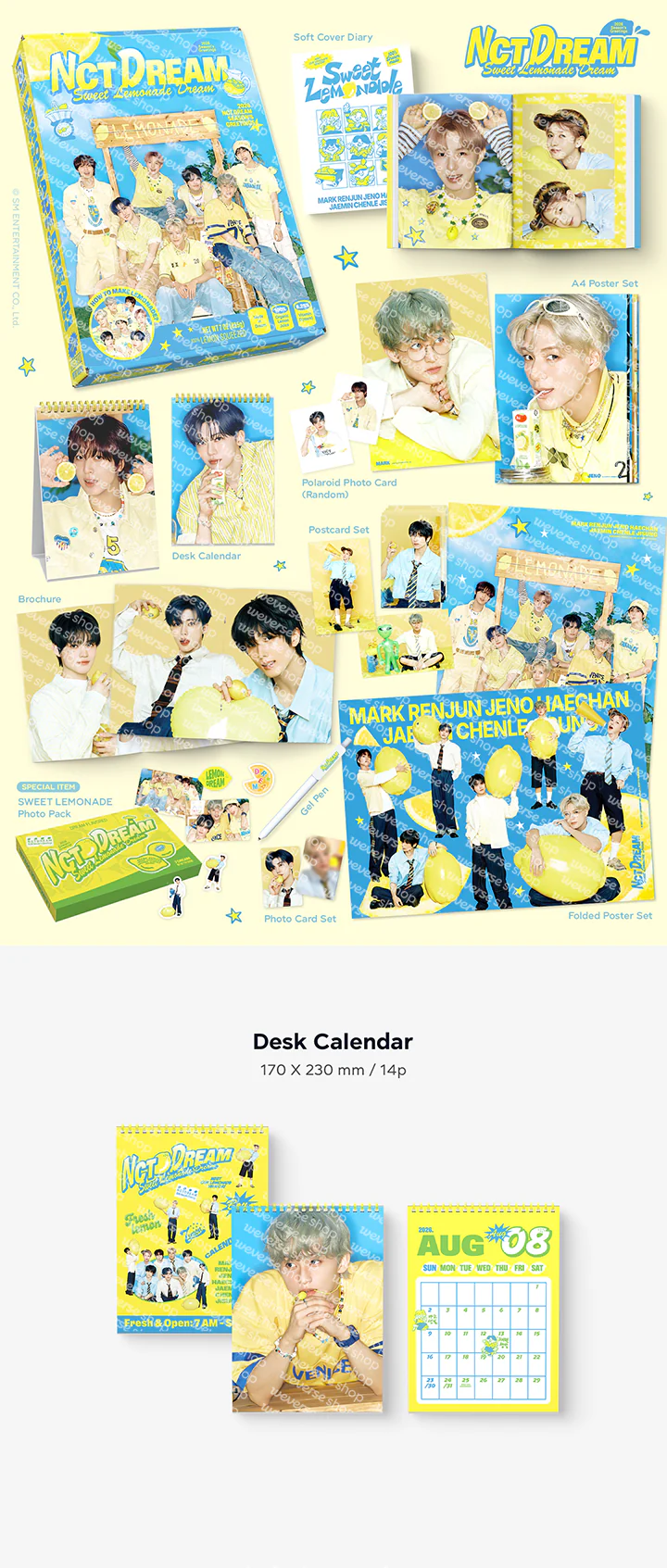 [Pre-Order Benefit] 2026 SM Artist Season's Greetings : NCT Dream - Sweet Lemonade Dream+Pre-Order Gift - Image 2