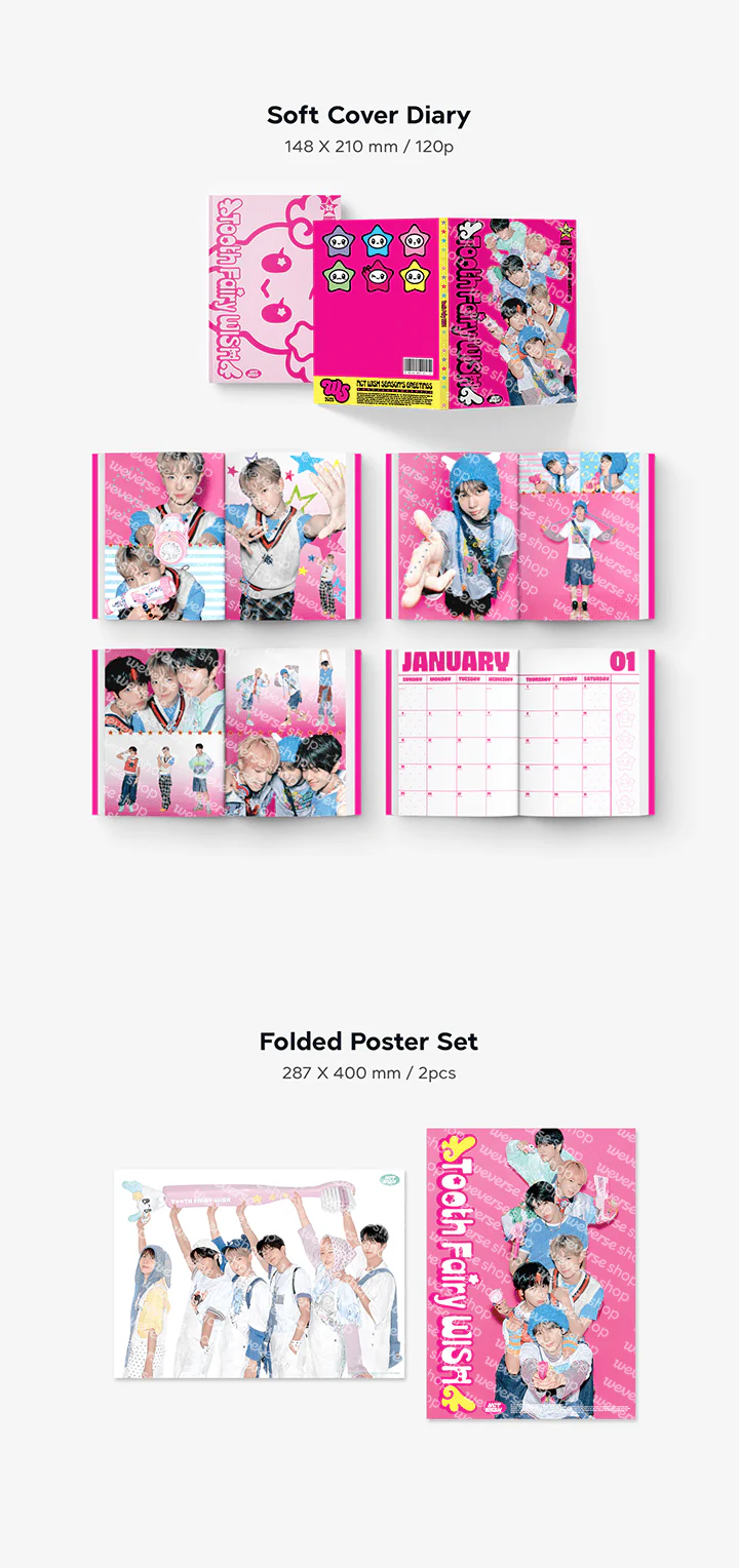 [Pre-Order Benefit] 2026 SM Artist Season's Greetings : NCT Wish - Tooth Fairy Wish+Pre-Order Gift - Image 3