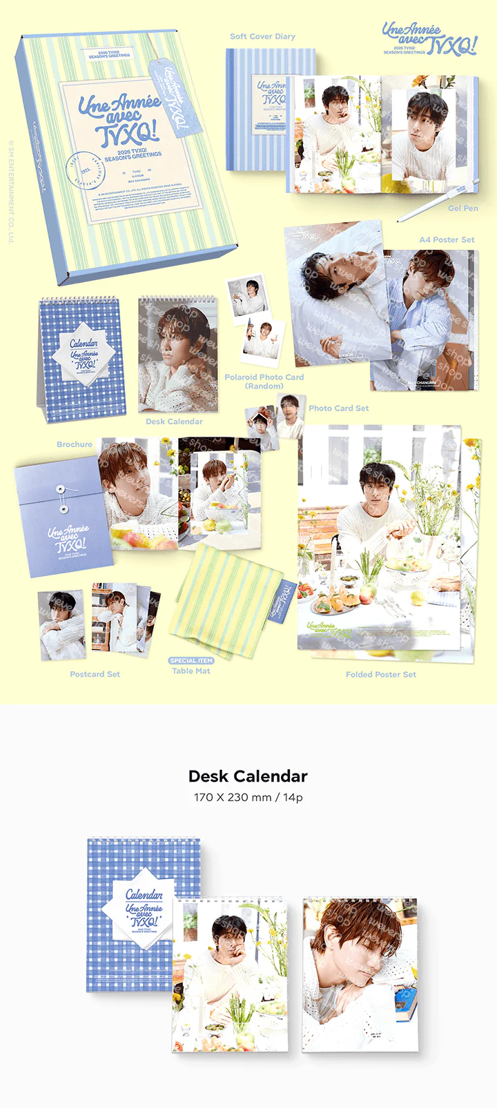 [Pre-Order Benefit] 2026 SM Artist Season's Greetings : TVXQ - Une Annee avec TVXQ! - Image 2