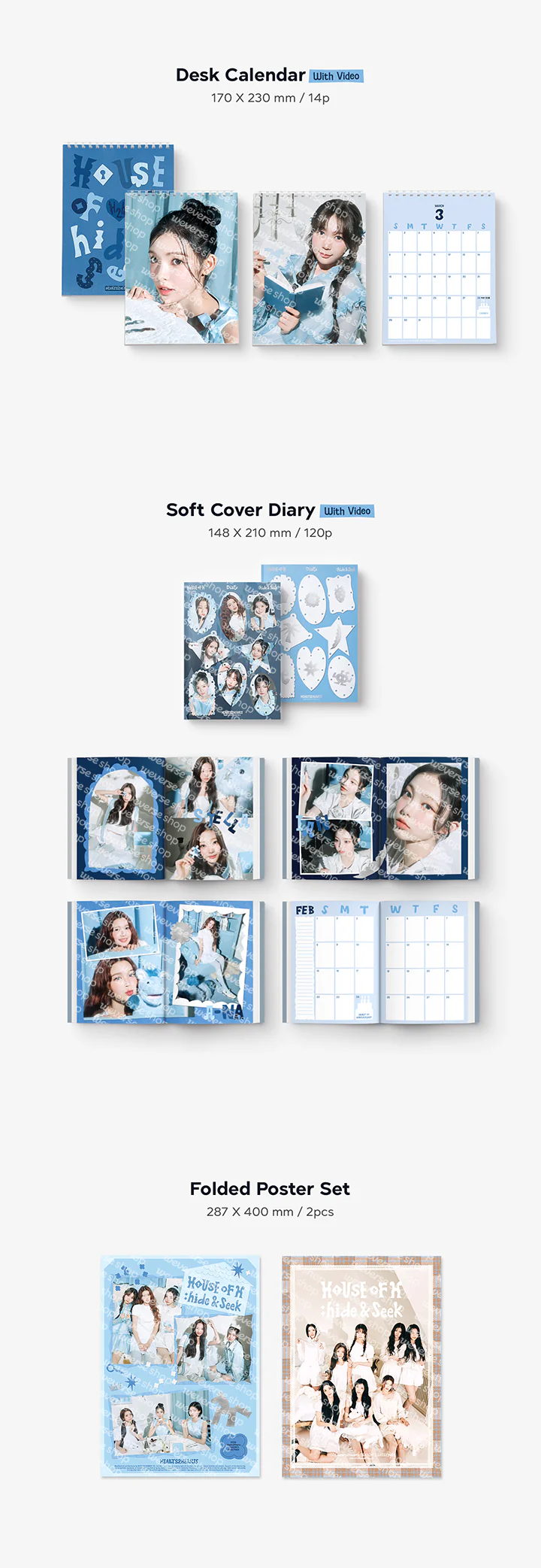 [Pre-Order Benefit] Hearts2Hearts 2026 Season's Greetings - House of H : Hide & Seek Video Edition - Image 3
