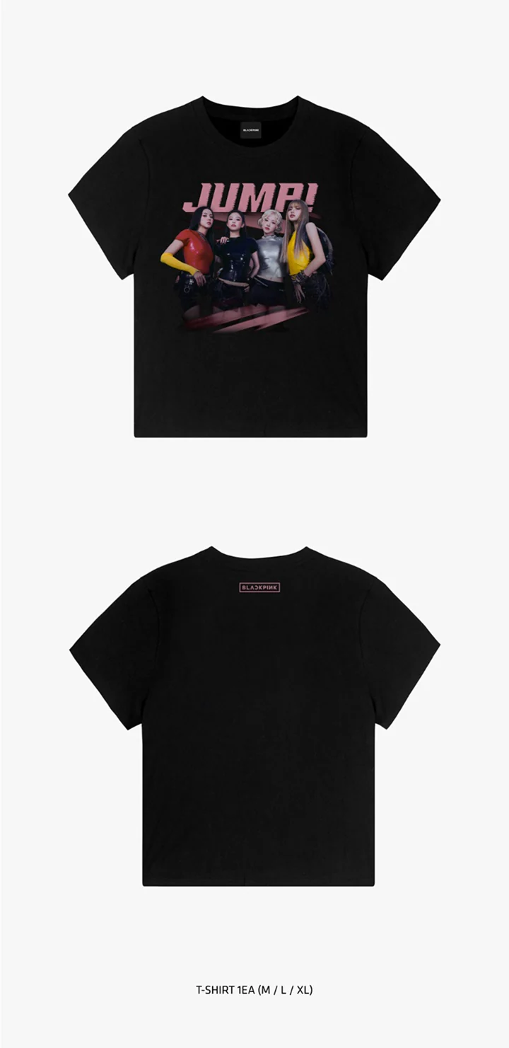 [PRE-ORDER] BLACKPINK JUMP Official Merch - PHOTO T-SHIRT - Image 3
