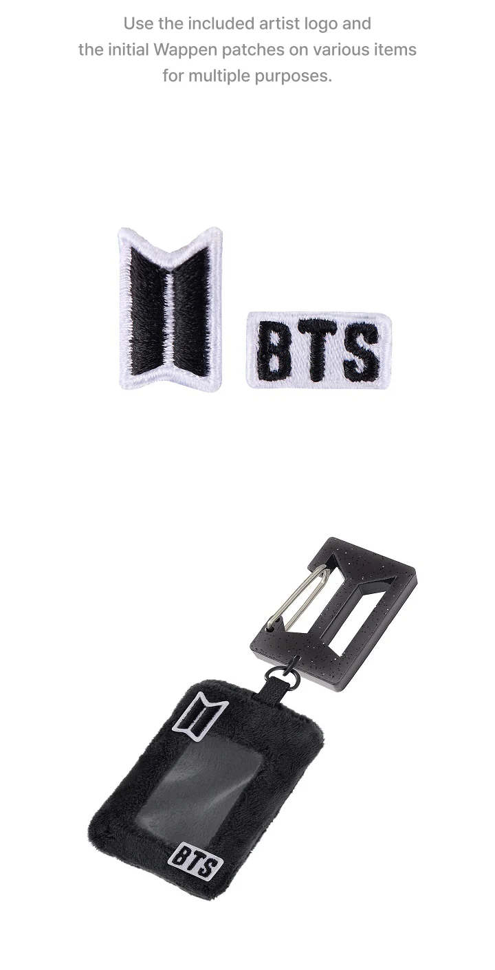[PRE-ORDER] BTS CAPSULE ALBUM Vol.1 Official Merch - Mini Photocard Holder & Carabiner Set - Image 5