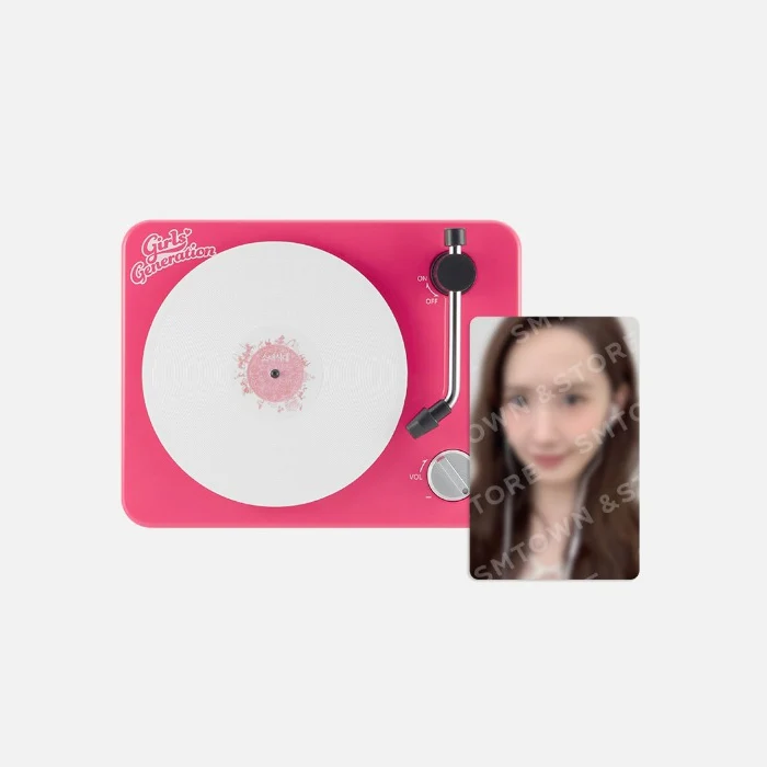 [PRE-ORDER] Girls' Generation SNSD 18TH ANNIVERSARY MD - TURNTABLE BLUETOOTH SPEAKER SET