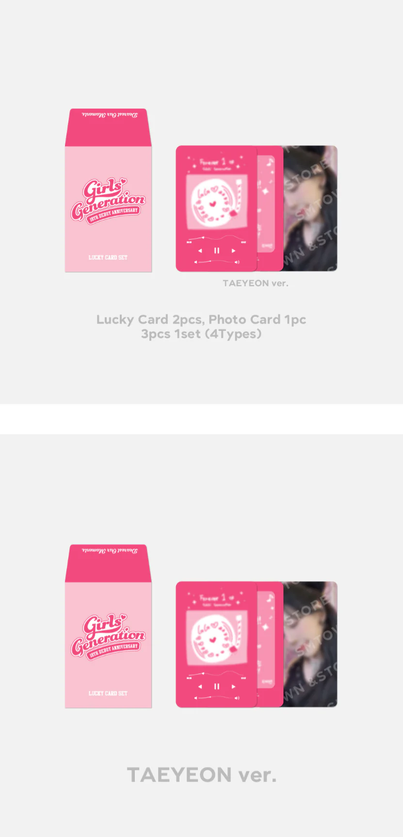 [PRE-ORDER] Girls' Generation SNSD 18TH ANNIVERSARY MD - LUCKY CARD SET - Image 3