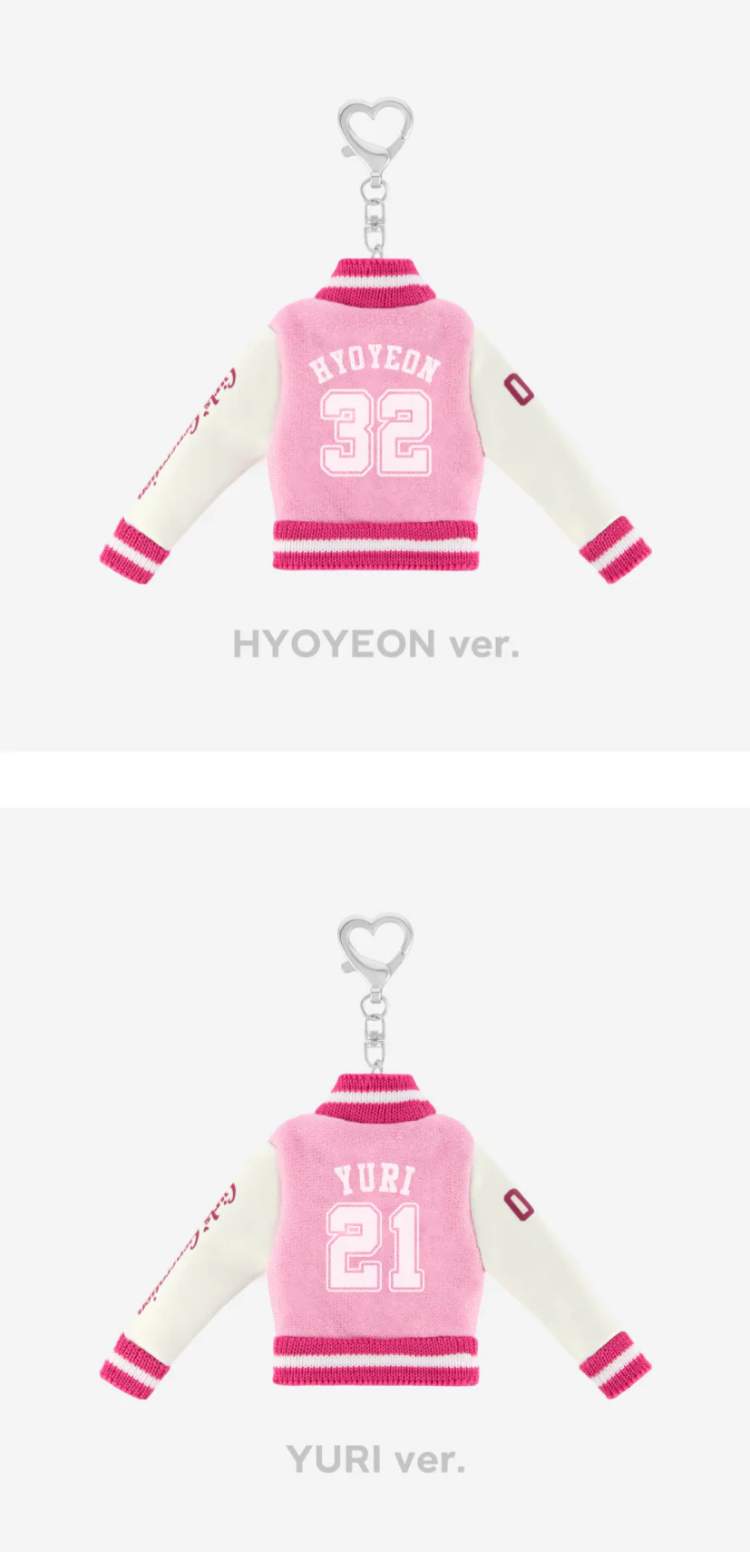 [PRE-ORDER] Girls' Generation SNSD 18TH ANNIVERSARY MD - VARSITY JACKET KEYRING SET - Image 3