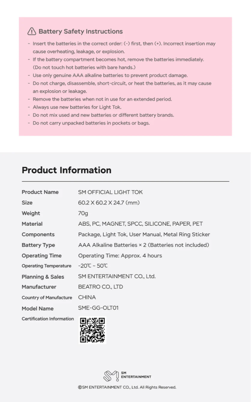 [PRE-ORDER] GIRLS' GENERATION SNSD - OFFICIAL LIGHT TOK - Image 6