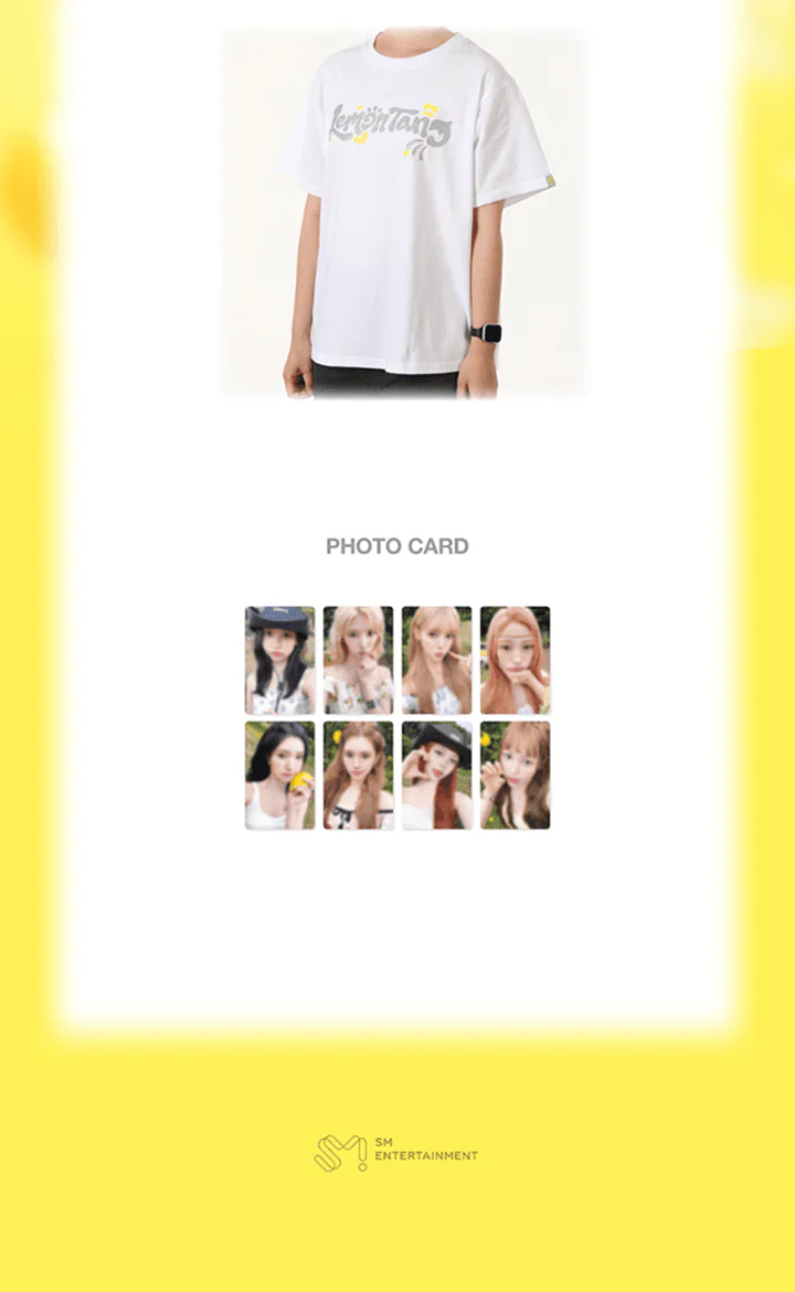 [PRE-ORDER] Hearts2Hearts 2nd Mini Album [LEMON TANG] Official MD - T-SHIRT SET [A Ver.] - Image 5