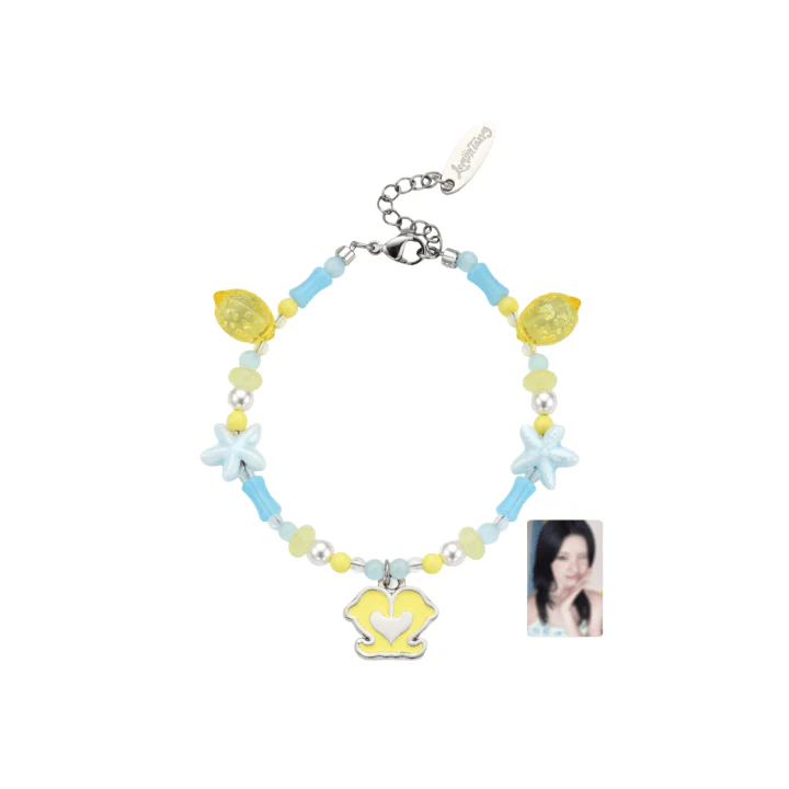 [PRE-ORDER] Hearts2Hearts 2nd Mini Album [LEMON TANG] Official MD - BEADS BRACELET SET