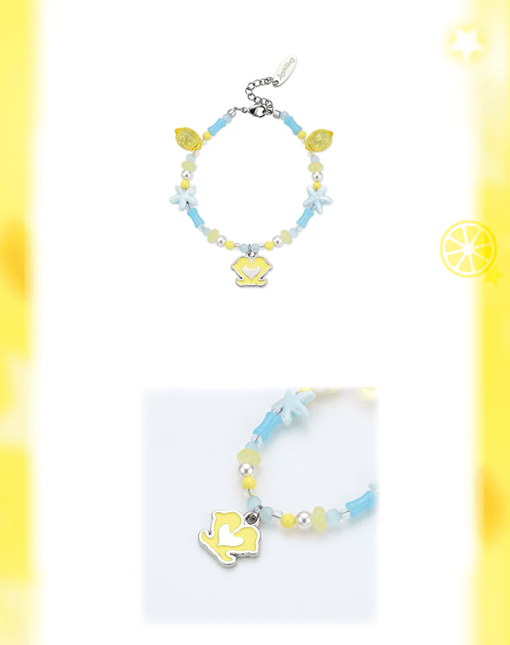 [PRE-ORDER] Hearts2Hearts 2nd Mini Album [LEMON TANG] Official MD - BEADS BRACELET SET - Image 3