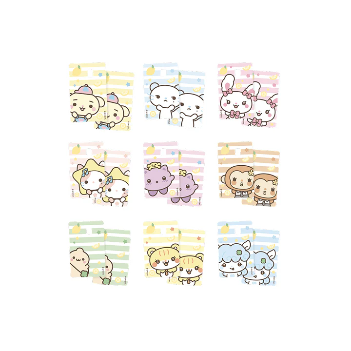 [PRE-ORDER] Hearts2Hearts 2nd Mini Album [LEMON TANG] Official MD - CARD COVER STICKER SET