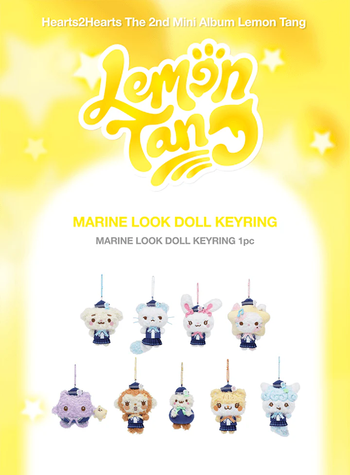 [PRE-ORDER] Hearts2Hearts 2nd Mini Album [LEMON TANG] Official MD - LEMON MINI DOLL KEYRING (사본) - Image 2