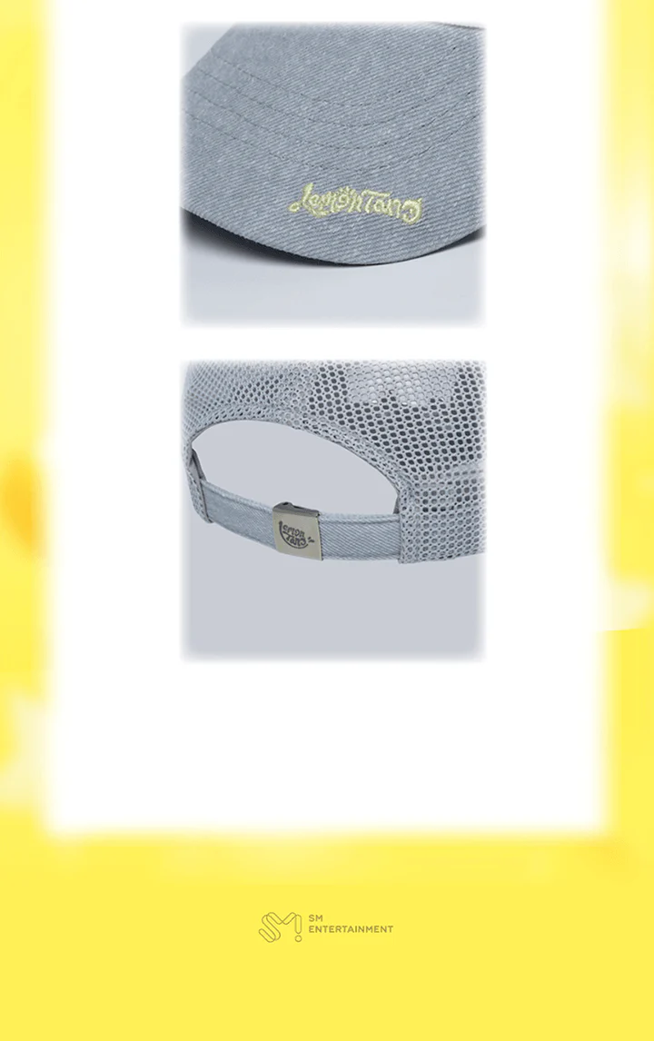 [PRE-ORDER] Hearts2Hearts 2nd Mini Album [LEMON TANG] Official MD - MESH BALL CAP - Image 4
