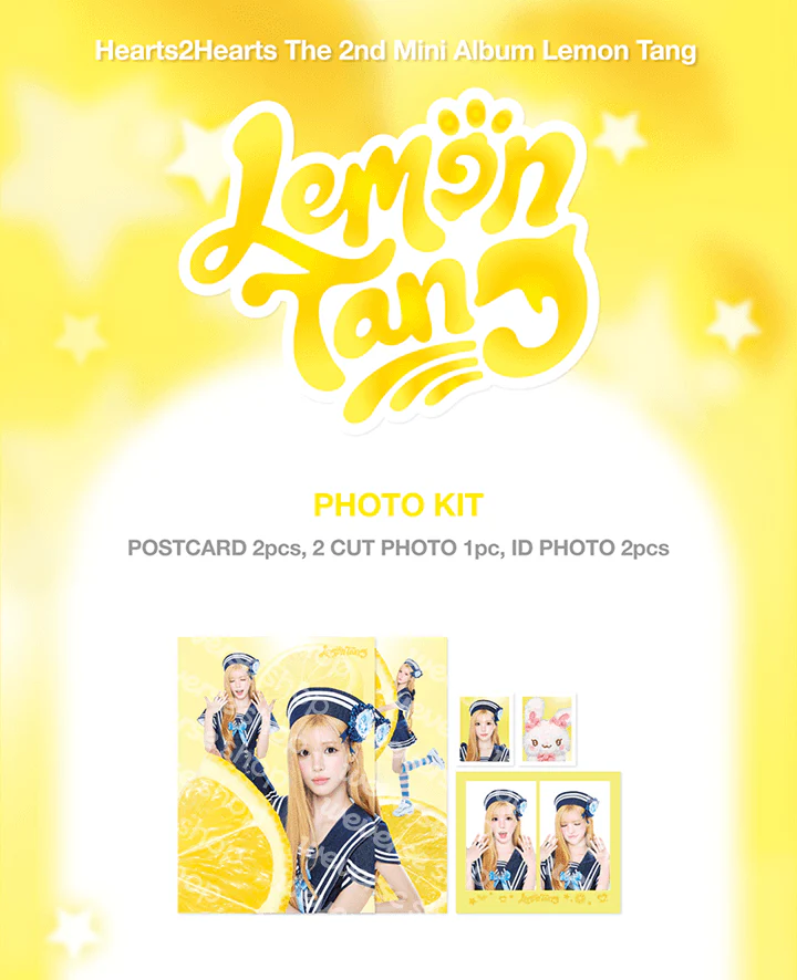 [PRE-ORDER] Hearts2Hearts 2nd Mini Album [LEMON TANG] Official MD - PHOTO KIT - Image 2