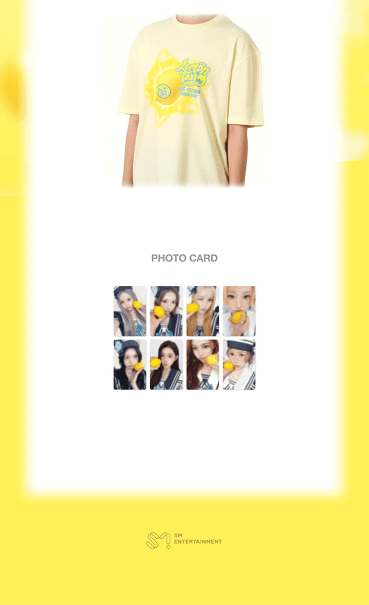 [PRE-ORDER] Hearts2Hearts 2nd Mini Album [LEMON TANG] Official MD - T-SHIRT SET [B Ver.] - Image 5