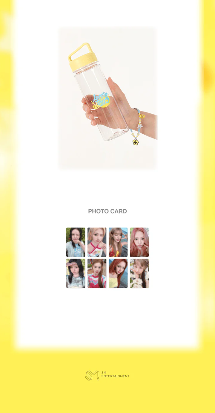 [PRE-ORDER] Hearts2Hearts 2nd Mini Album [LEMON TANG] Official MD - WATER BOTTLE SET - Image 3