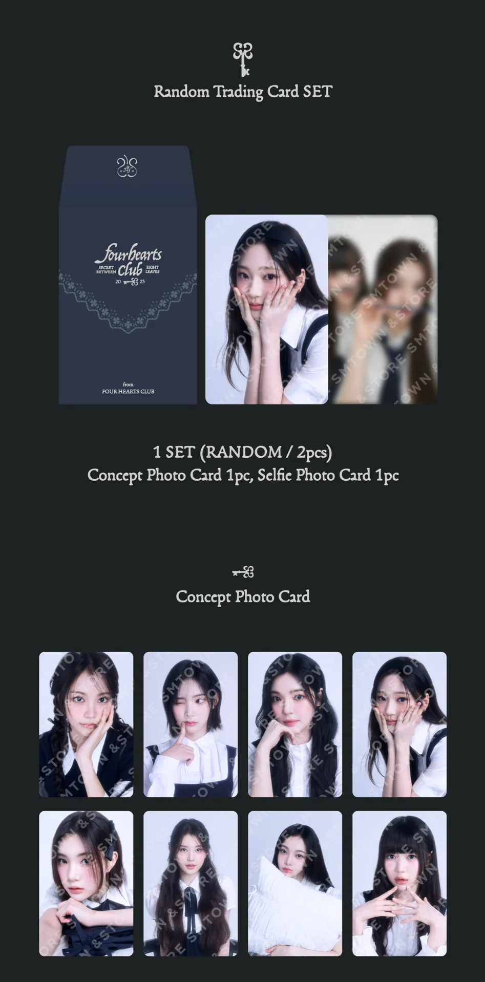 [PRE-ORDER] Hearts2Hearts Four Hearts Club Official MD - RANDOM TRADING CARD SET - Image 3