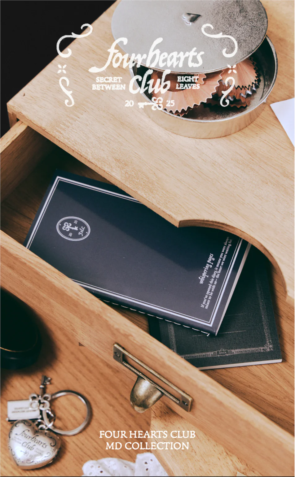 [PRE-ORDER] Hearts2Hearts Four Hearts Club Official MD - SECRET DIARY SET - Image 2