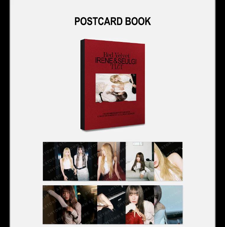 [PRE-ORDER] IRENE & SEULGI TILT Official MD - POSTCARD BOOK SET - Image 3