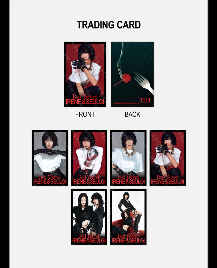 [PRE-ORDER] IRENE & SEULGI TILT Official MD - RANDOM TRADING CARD - Image 3