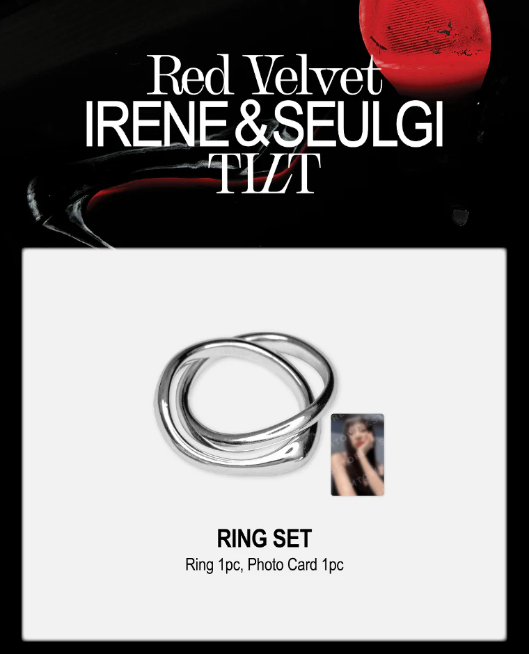 [PRE-ORDER] IRENE & SEULGI TILT Official MD - RING SET - Image 2