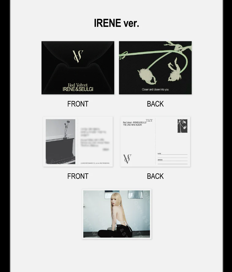 [PRE-ORDER] IRENE & SEULGI TILT Official MD - THANK YOU CARD - Image 3