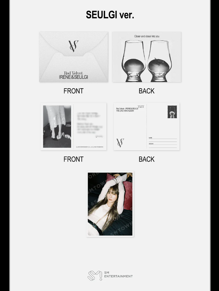 [PRE-ORDER] IRENE & SEULGI TILT Official MD - THANK YOU CARD - Image 4