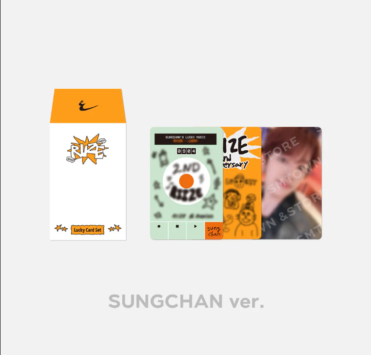 [PRE-ORDER] RIIZE 2ND ANNIVERSARY Official Merch MD - LUCKY CARD SET - Image 7