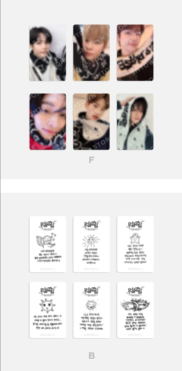 [PRE-ORDER] RIIZE 2ND ANNIVERSARY Official Merch MD - SLOGAN MUFFLER SET - Image 3