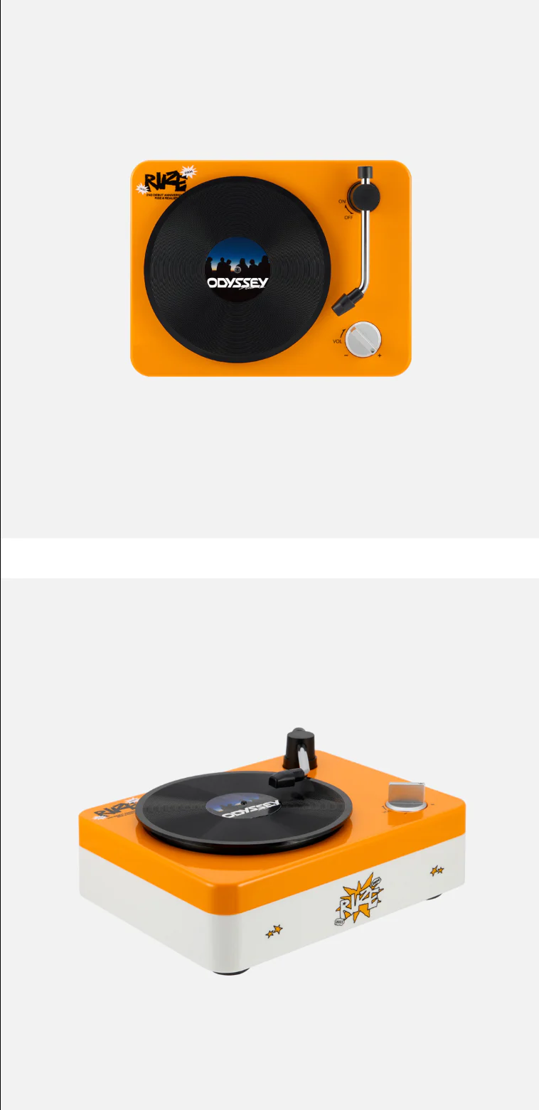 [PRE-ORDER] RIIZE 2ND ANNIVERSARY Official Merch MD - TURNTABLE BLUETOOTH SPEAKER SET - Image 2