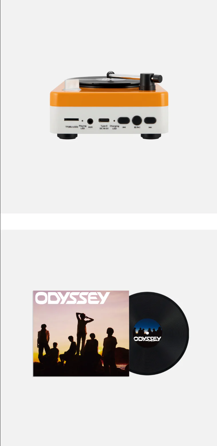[PRE-ORDER] RIIZE 2ND ANNIVERSARY Official Merch MD - TURNTABLE BLUETOOTH SPEAKER SET - Image 3