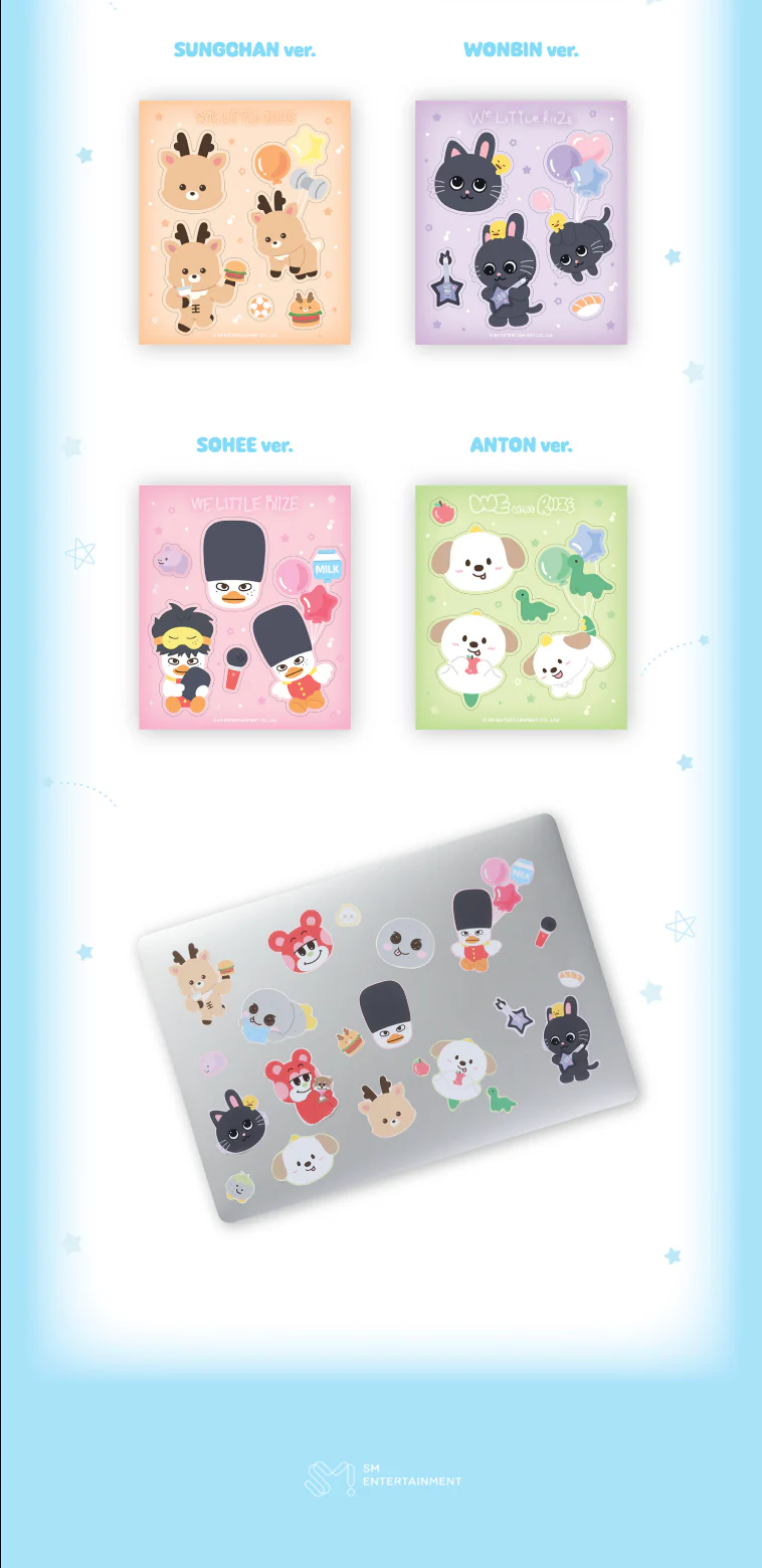 [PRE-ORDER] RIIZE POP-UP 2025 WE LITTLE RIIZE Official MD - REMOVABLE STICKER - Image 3