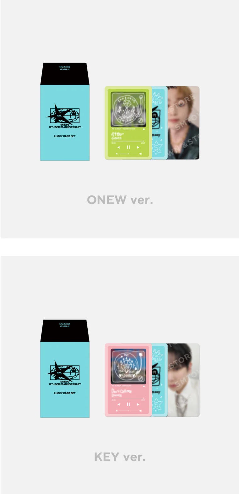 SHINee 17TH ANNIVERSARY MD - LUCKY CARD SET - Image 3