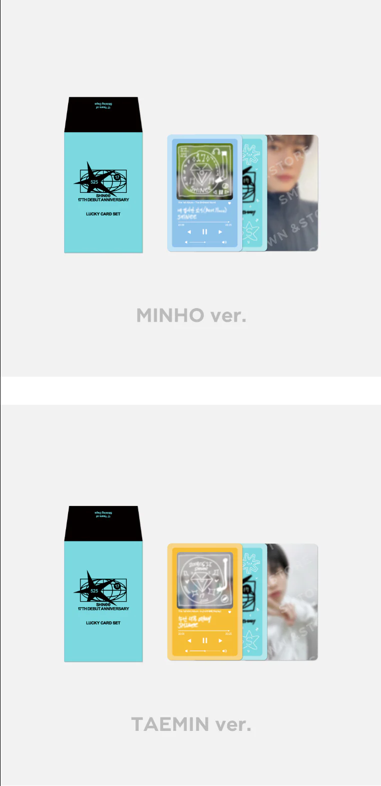 SHINee 17TH ANNIVERSARY MD - LUCKY CARD SET - Image 4