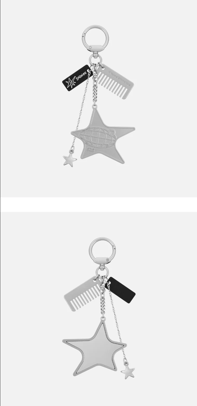 SHINee 17TH ANNIVERSARY MD - SHINING MIRROR KEYRING SET - Image 2