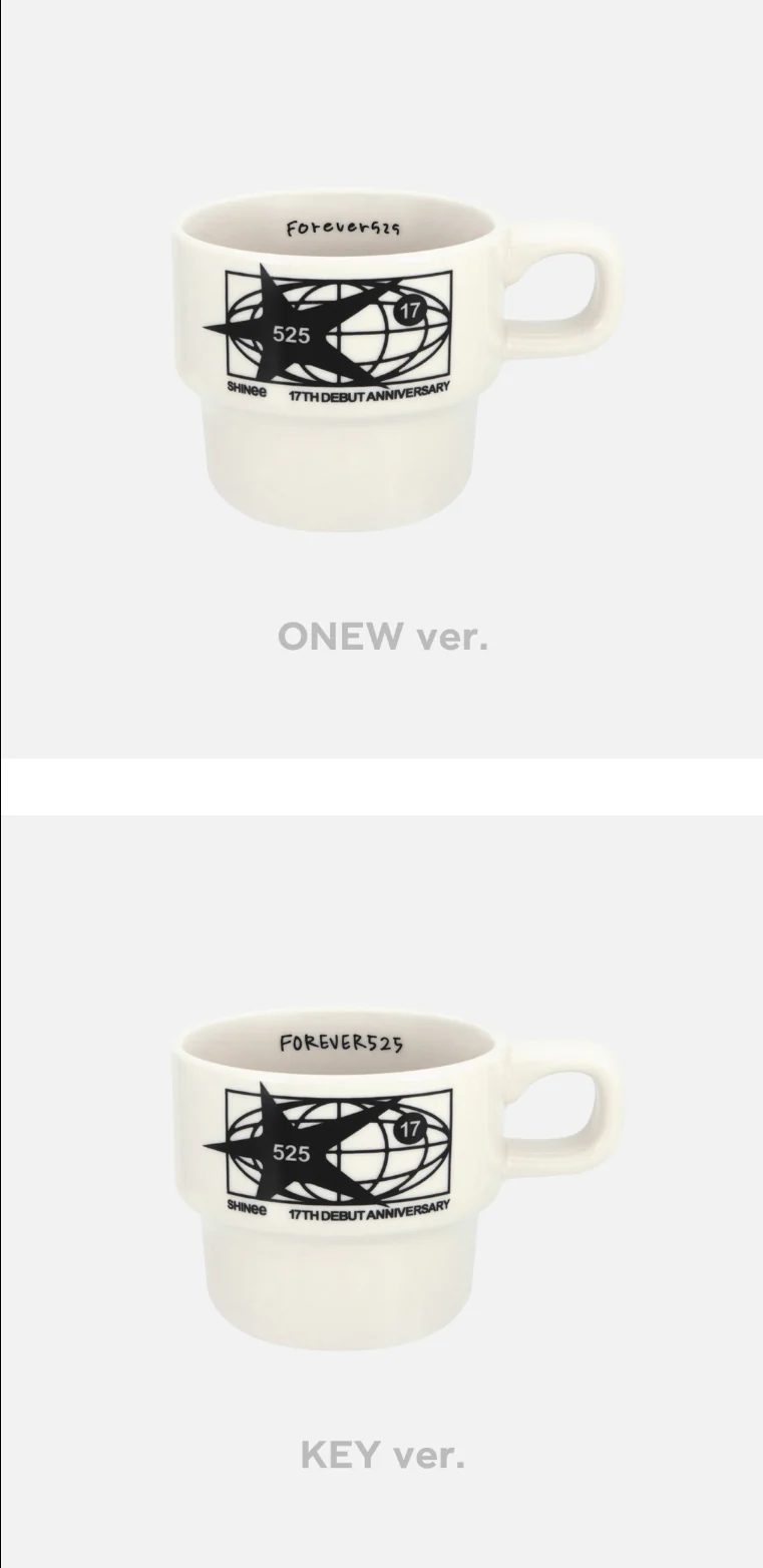 [PRE-ORDER] SHINee 17TH ANNIVERSARY MD - SHINING MUG&FUR COASTER SET - Image 2