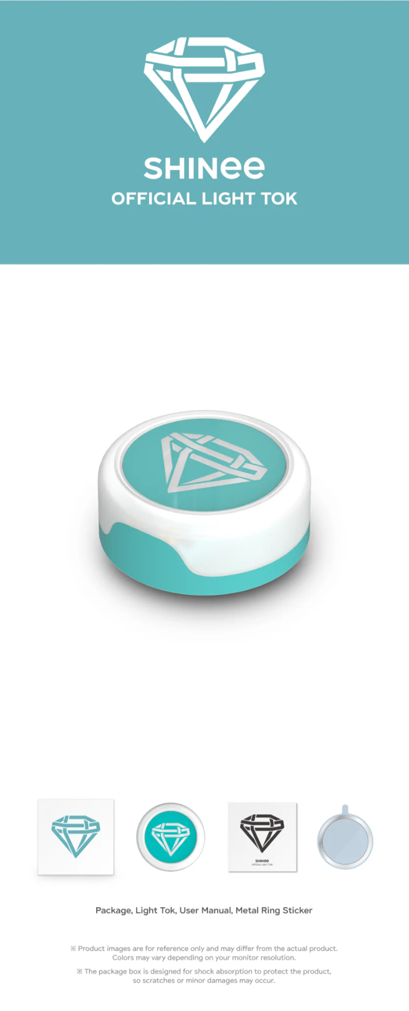 [PRE-ORDER] SHINee - OFFICIAL LIGHT TOK - Image 2