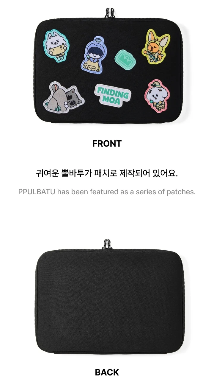 [PRE-ORDER] TOMORROW X TOGETHER PPULBATU <Finding MOA> Official MD - Tablet Pouch - Image 3