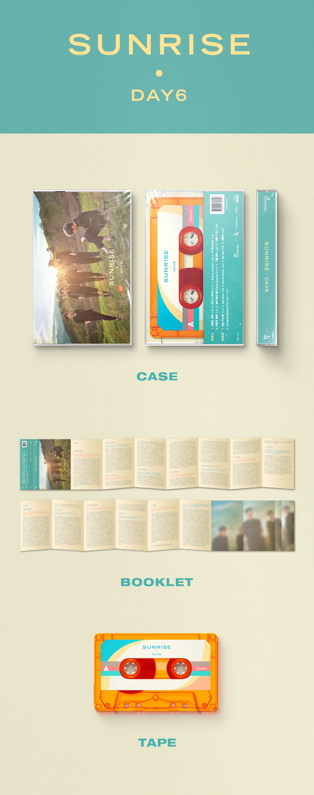 DAY6 - SUNRISE [CASSETTE TAPE] Album - Image 4