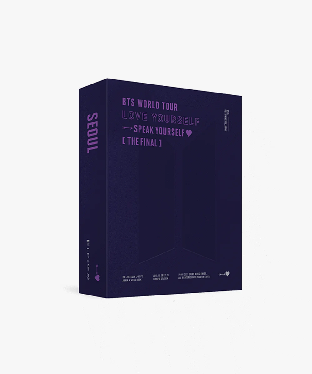 [PREORDER DEC 7] BTS World Tour ‘LOVE YOURSELF : SPEAK YOURSELF’ [THE FINAL] BLU-RAY