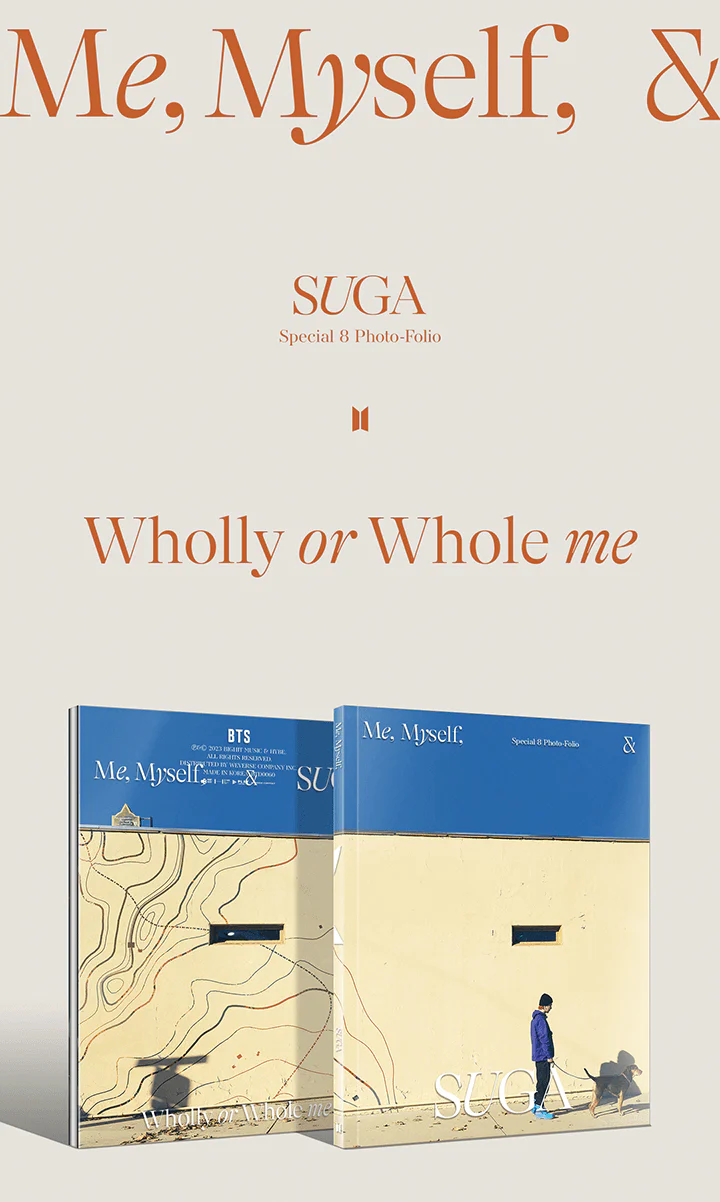 [PREORDER JUNE 9] Special 8 Photo-Folio Me, Myself, and SUGA [Wholly or Whole me] - Image 2
