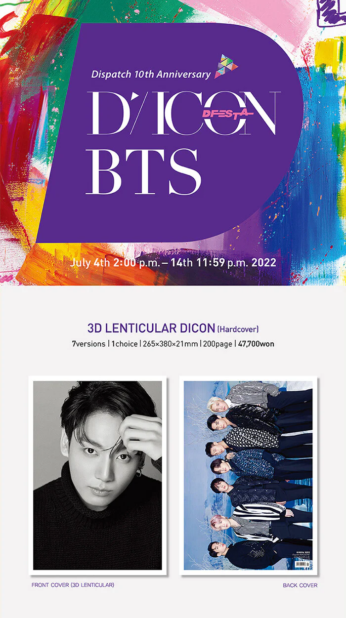DICON D’FESTA BTS Dispatch 10th Anniversary Photobook - Image 4