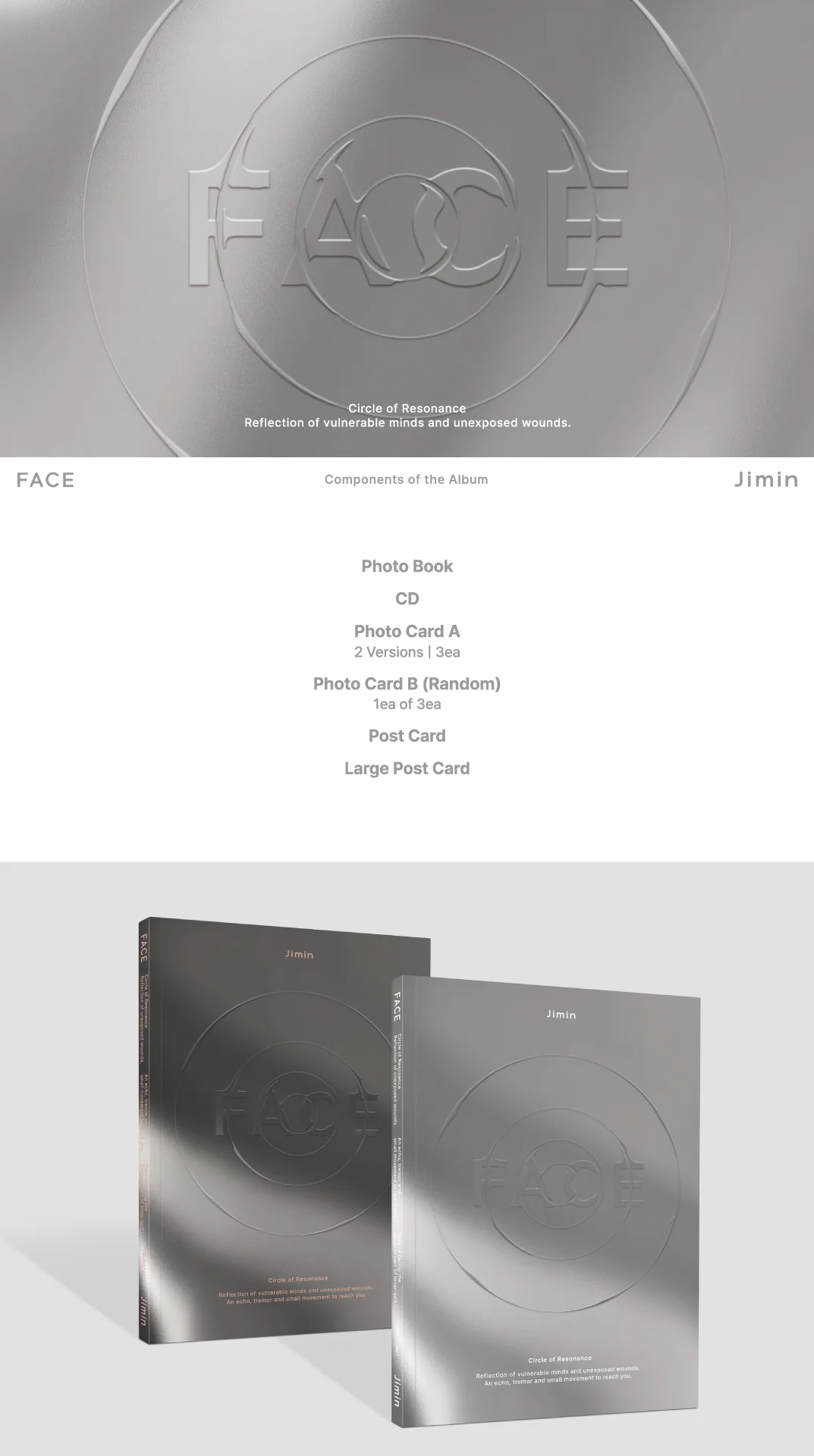 [PREOREDE BENEFIT] JIMIN BTS - FACE +Pre-Order Benefit - Image 2