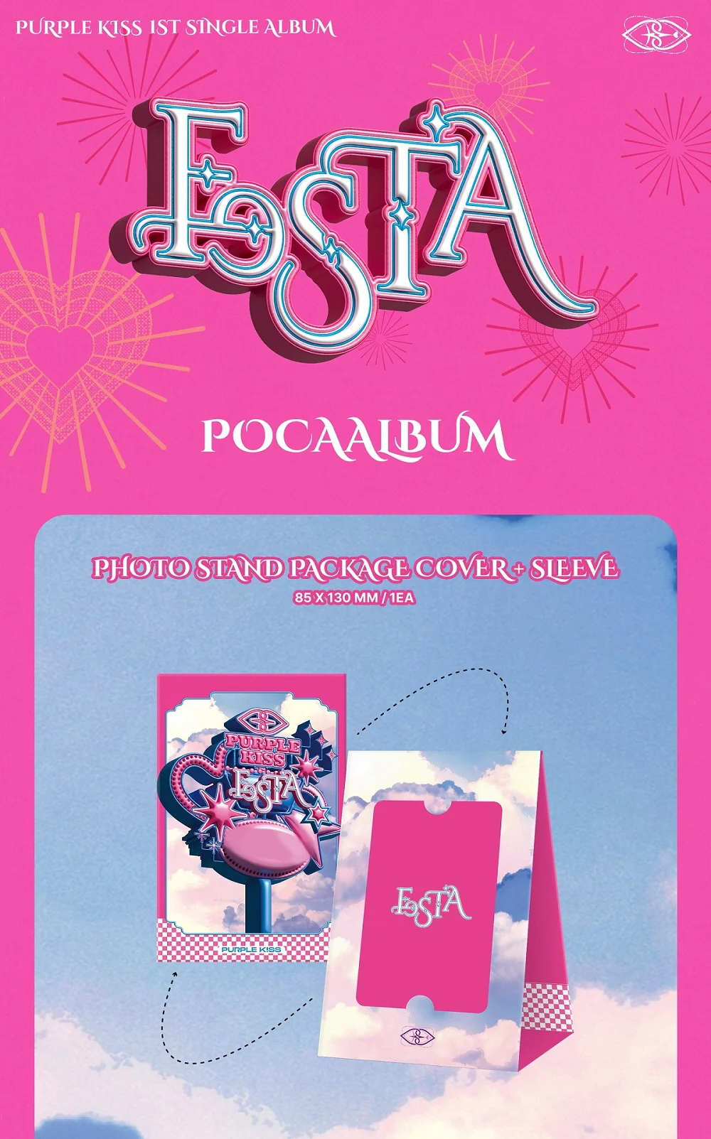 PURPLE KISS - 1st Single Album FESTA POCAALBUM - Image 2