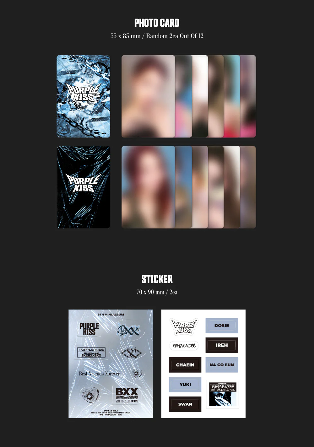 PURPLE KISS - 6th Mini Album BXX [POCAALBUM] - Image 3