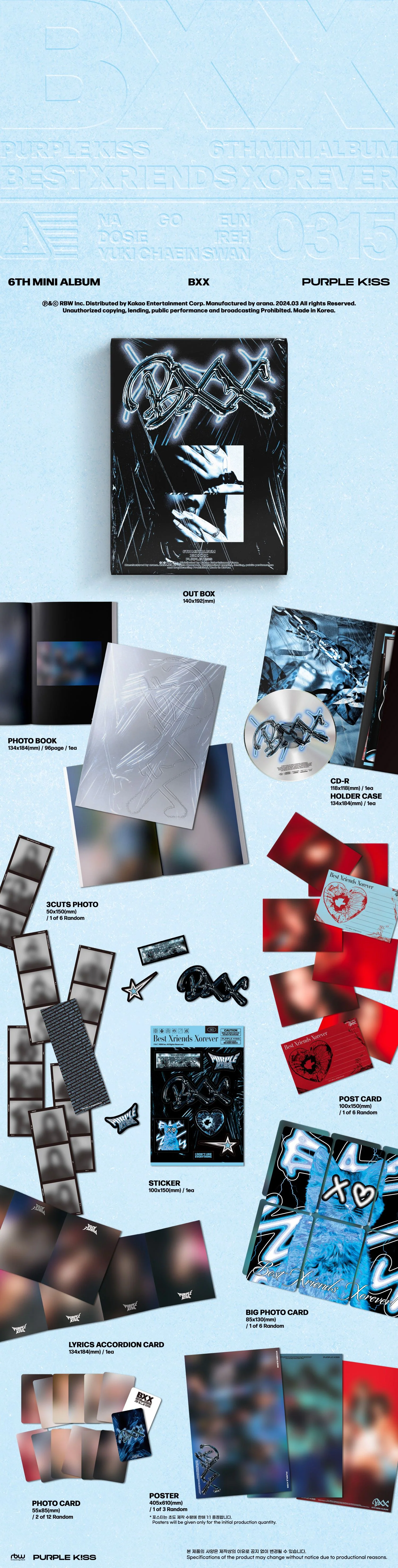 PURPLE KISS - BXX (6th Mini Album) CD - Image 2